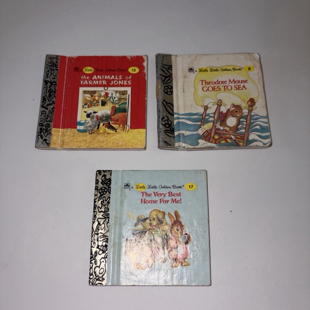 3 Little Little golden Books Animalsβ Of Farmer Jones, Theodore Mouse Best Home